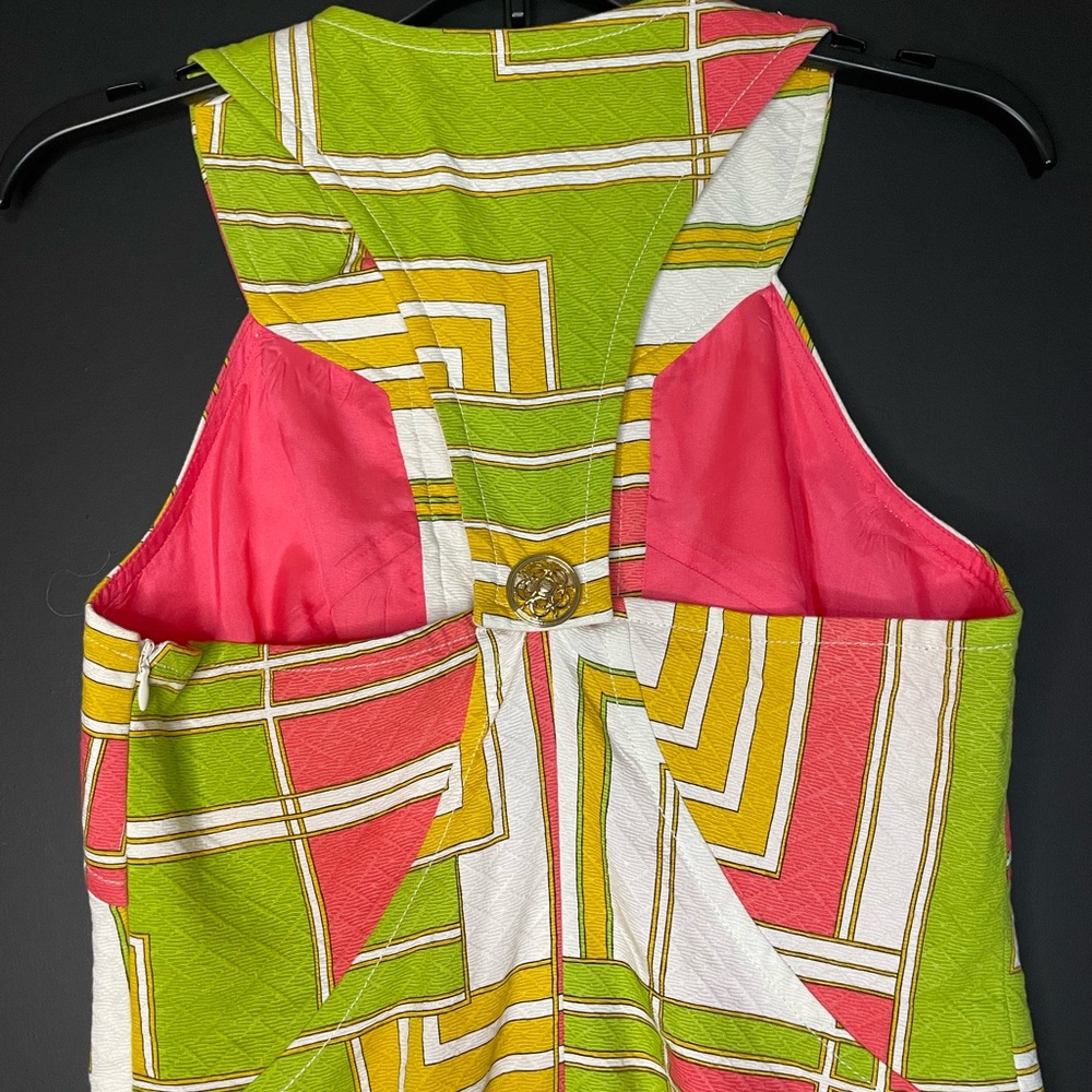 Muse Colorful Geometric Mini Dress - Picture 5 of 6